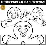 Gingerbread Man Crowns | Headbands Hats - Christmas Craft
