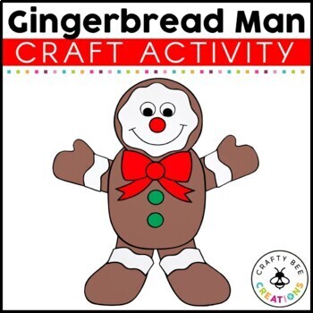 Preview of Gingerbread Man Craft | Gingerbread Man Activities | Free Gingerbread Craft