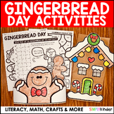 Gingerbread Man Day Activities, Crafts, House, Literacy, M