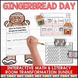 Gingerbread Man Day an Interactive Math and Literacy Room 