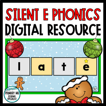 Preview of Gingerbread Man Digital Phonics | Silent E | Decoding and Blending | Magic E