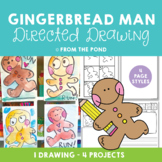 Gingerbread Man Directed Drawing Art Project