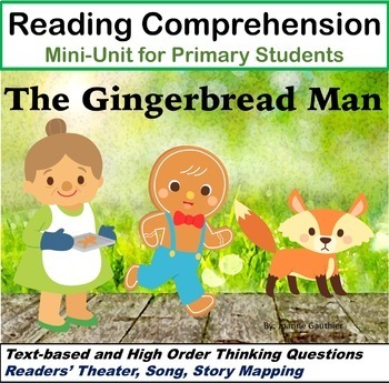 Preview of Gingerbread Man - Fairy Tale Reading Comprehension Unit