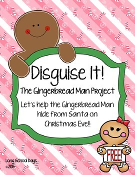 Preview of Disguise It! The Gingerbread Man