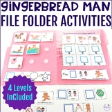 Gingerbread Man File Folder Activities