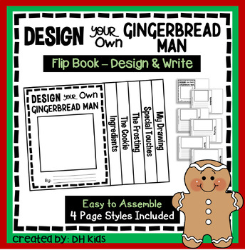 Gingerbread Flip Book - Elementary Nest