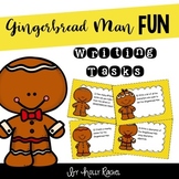Gingerbread Man Fun Writing Task Cards
