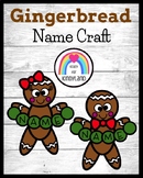 Gingerbread Man, Girl Name Craft, Literacy Center Activity