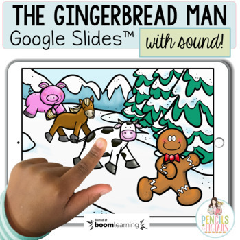 Preview of Gingerbread Man Google Slides™ | Digital Retell | Kindergarten | PreK | 1st