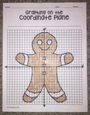 Gingerbread Man Graphing on the Coordinate Plane Mystery Picture