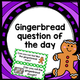 Gingerbread Man Gross Motor Building Question of the Day -