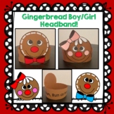 Gingerbread Man Headband, Gingerbread Boy and Girl, Craft