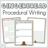 Gingerbread Man How To Writing | Christmas Literacy Activities