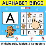 Gingerbread Man Letters of the Alphabet Bingo - A Fun Chri