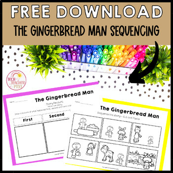 Preview of Gingerbread Man Sequencing Activity FREE DOWNLOAD