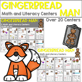 Gingerbread Man Literacy Centers and Math Center Activitie