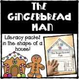 Gingerbread Man- Literacy Packet in the Shape of a Gingerb
