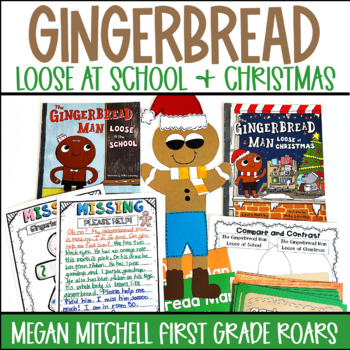 Preview of Gingerbread Man Loose at School and The Gingerbread Man Loose at Christmas