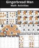 Gingerbread Man Math Activities Bundle