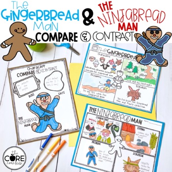 Preview of Gingerbread Man & Ninjabread Man Read Aloud - Reading Comprehension