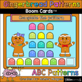 Gingerbread Man Patterns - ABC Patterns - Boom Cards - Dig