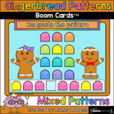 Gingerbread Man Patterns - Mixed Patterns - Boom Cards - D