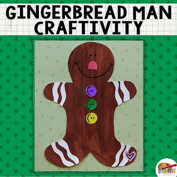 Preview of Gingerbread Man Craft Template