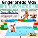 Gingerbread Man STEM Activities | Gingerbread Man Activities