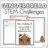Gingerbread Man STEM Challenges & Design Process Posters |