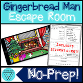 Gingerbread Man STEM Escape Room: A Christmas No Prep Full
