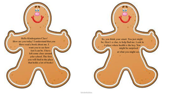 Preview of First Day of  School Gingerbread Man Scavenger Hunt
