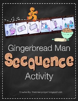 Preview of Gingerbread Man Sequencing Activity  ***Also in my Gingerbread Man MEGA PACK***