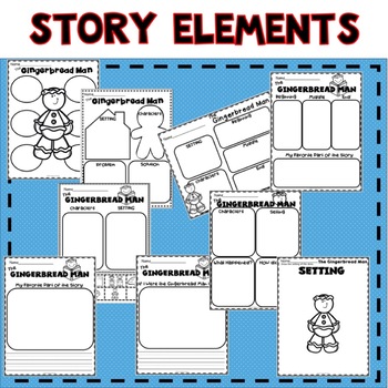 Gingerbread Man Sequencing Retelling by The Joyful Journey | TPT