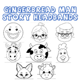 Gingerbread Man Story Hats - Role Play Drama Headband Craf