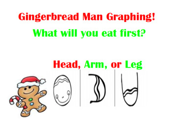 Preview of Gingerbread Man Taste test Graphing! FLIPCHART