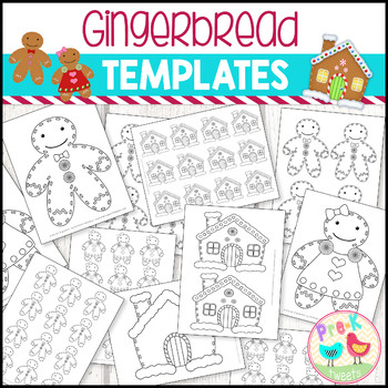 Preview of Gingerbread Man Templates