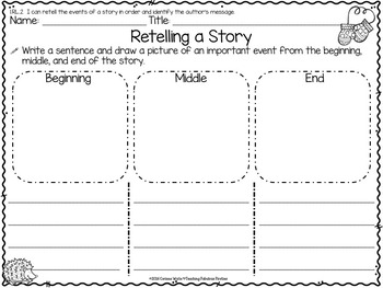 gingerbread man the mitten themed comprehension activities for first