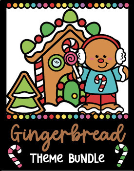 Preview of Gingerbread Man Theme Bundle