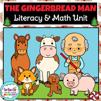 Preview of Gingerbread Man Unit | Literacy and Math Activities