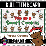 Gingerbread Man Winter Bulletin Board Craft - [EDITABLE]