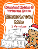 Gingerbread Man - Write the Room Emergent Reader