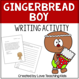 Gingerbread Man Writing Activity