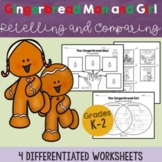 Gingerbread Man and Gingerbread Girl Worksheets