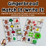 Gingerbread Match It Write It