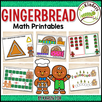 Preview of Gingerbread Math Activities Pack