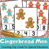 Gingerbread Man Math Activity Christmas Counting up to 10 