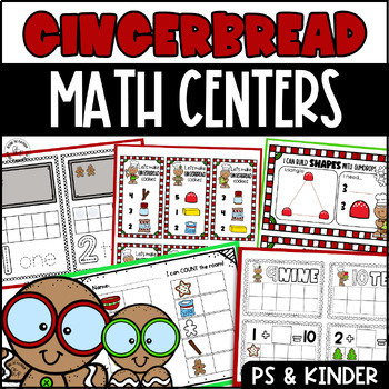 Preview of Gingerbread Math Centers