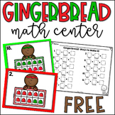 Gingerbread Math FREE- Christmas Math Center Write the Roo