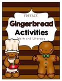 Gingerbread Math & Literacy Activities