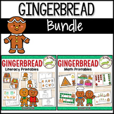 Gingerbread Math & Literacy BUNDLE - Pre-K | Preschool | Kinder